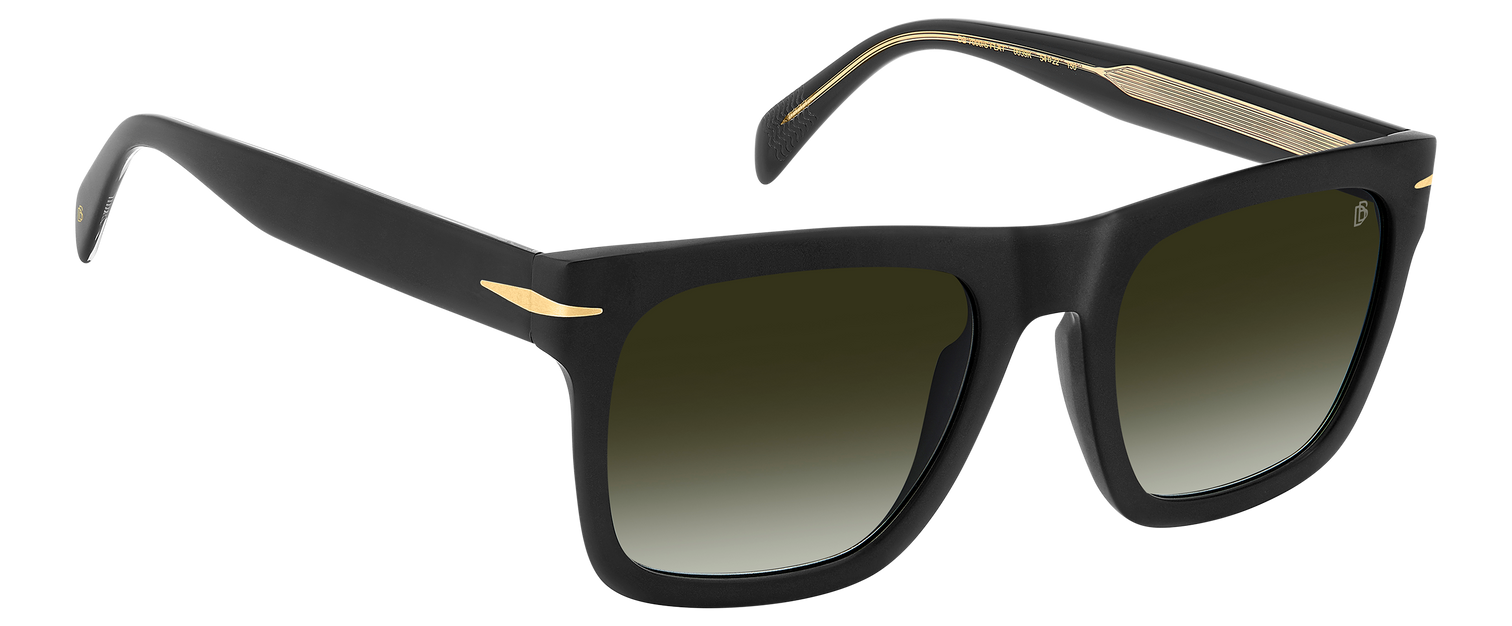 DB 7000/S FLAT - Matte Black - Green Shaded