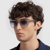 DB 7118/S - Grigio cristallo - Blu scuro sfumato