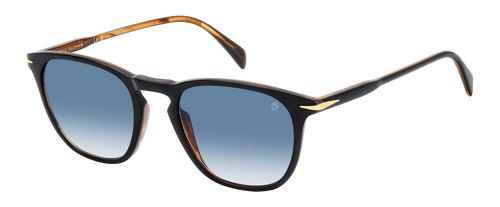 DB 1160/S - Black Striped Brown - Dk Blue Shaded