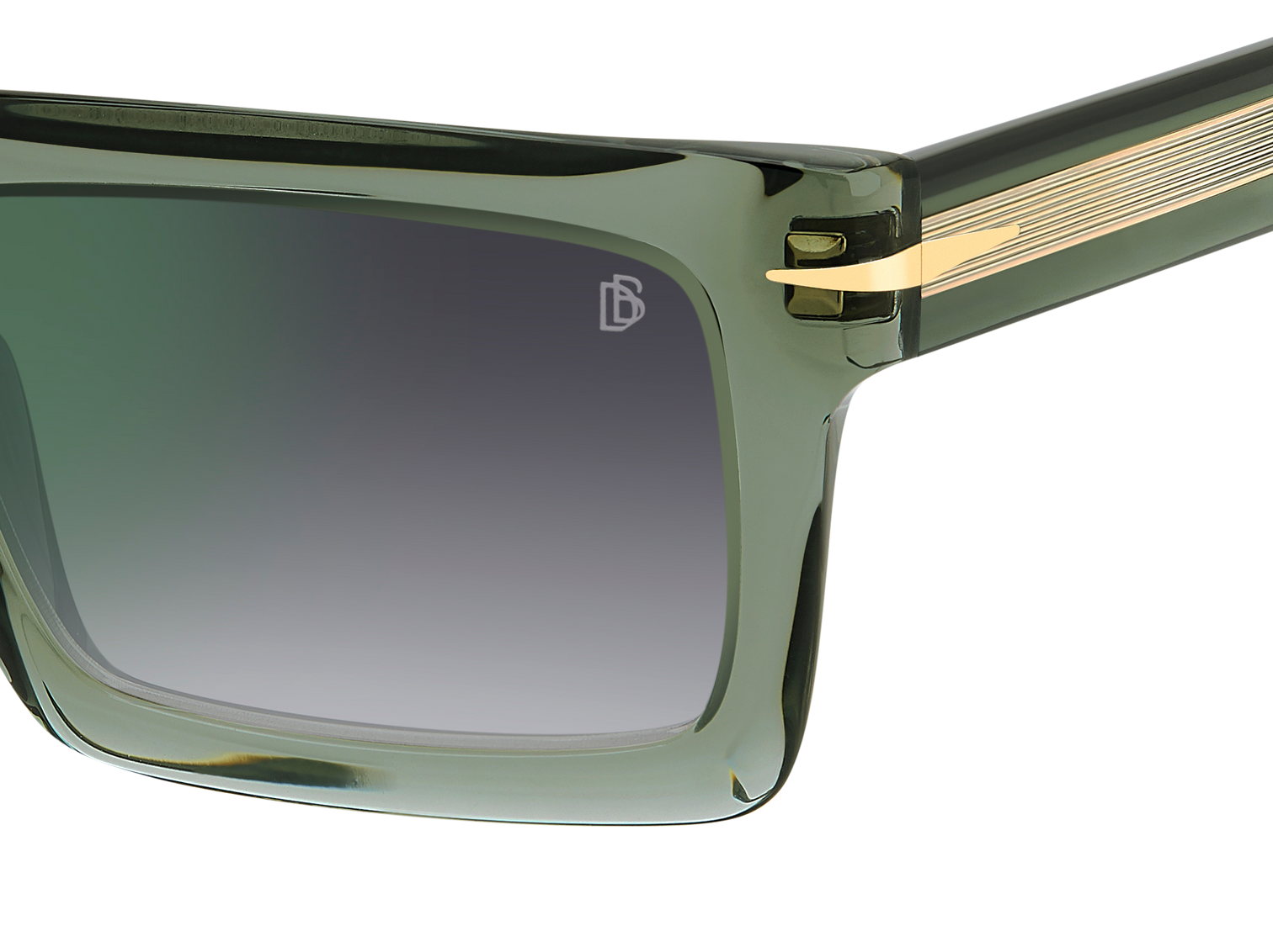 DB 7126/S - Green - Grey Shaded Green Mirror