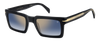 DB 7126/S - Or noir - Miroir or nuancé bleu