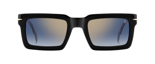 DB 7126/S - Schwarzgold - Blau schattierter Goldspiegel