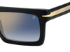 DB 7126/S - Or noir - Miroir or nuancé bleu