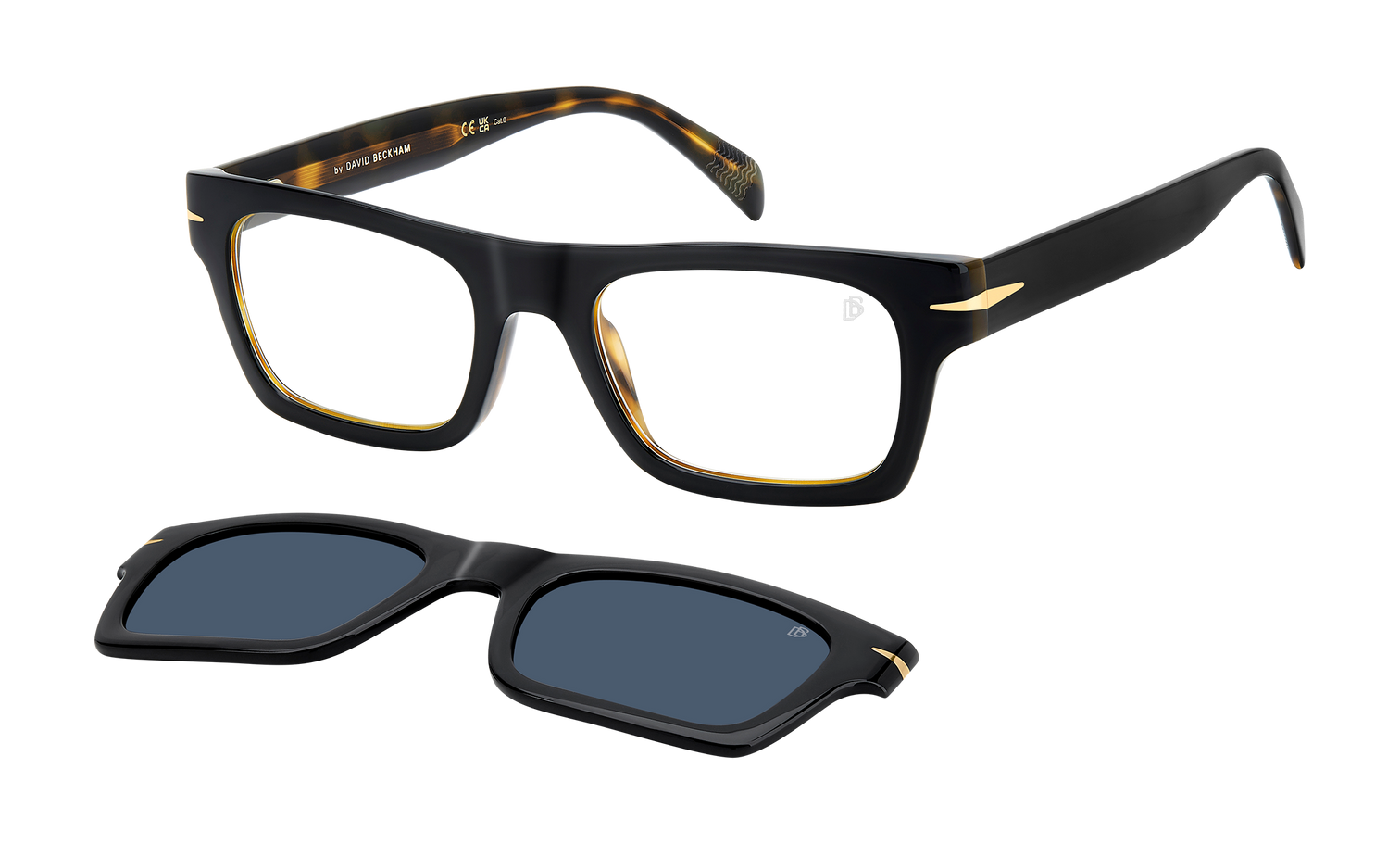 DB 7129/CS - Black Havana - Blue Polarized