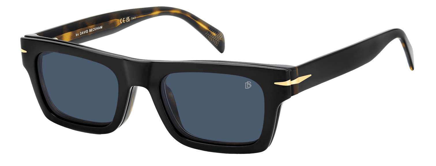 DB 7129/CS - Svart havanna - Bl&aring; polariserad