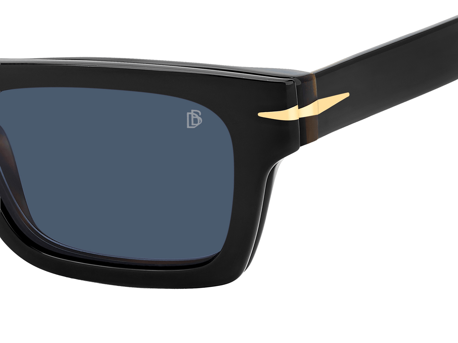 DB 7129/CS - Svart havanna - Bl&aring; polariserad