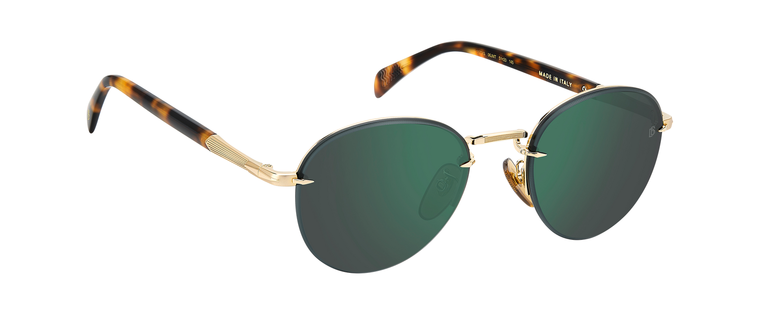 DB 1173/S - Gold Havana - Green Mirror