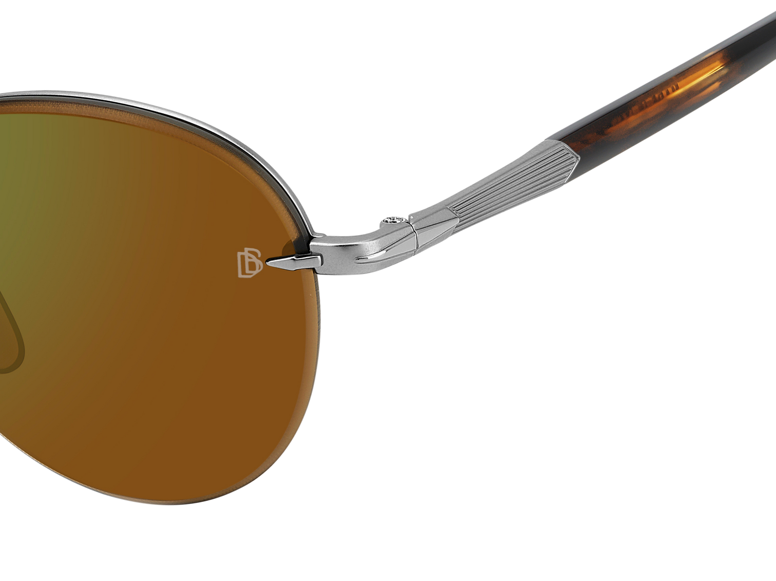 DB 1173/S - Matte Ruthenium Havana - Green Mirror