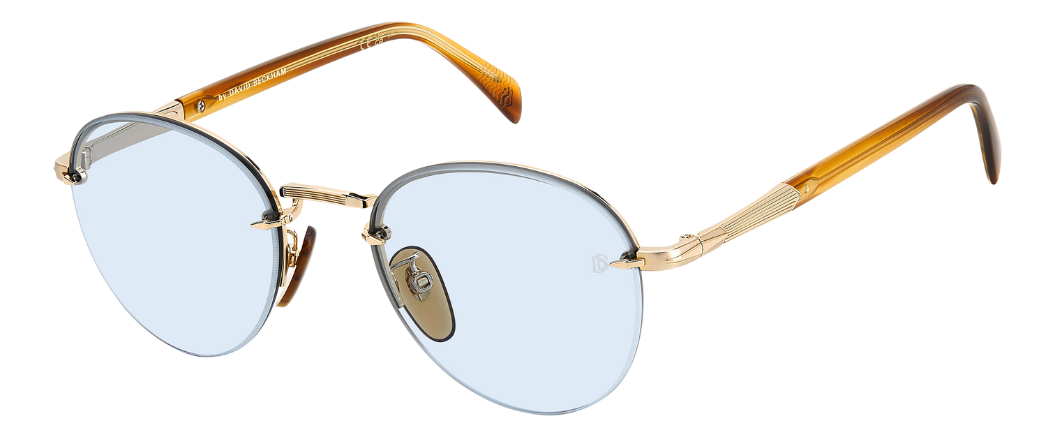 DB 1173/S - Gold Brown Horn - Azure Photocromatic