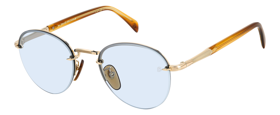 DB 1173/S - Gold Brown Horn - Azure Photocromatic