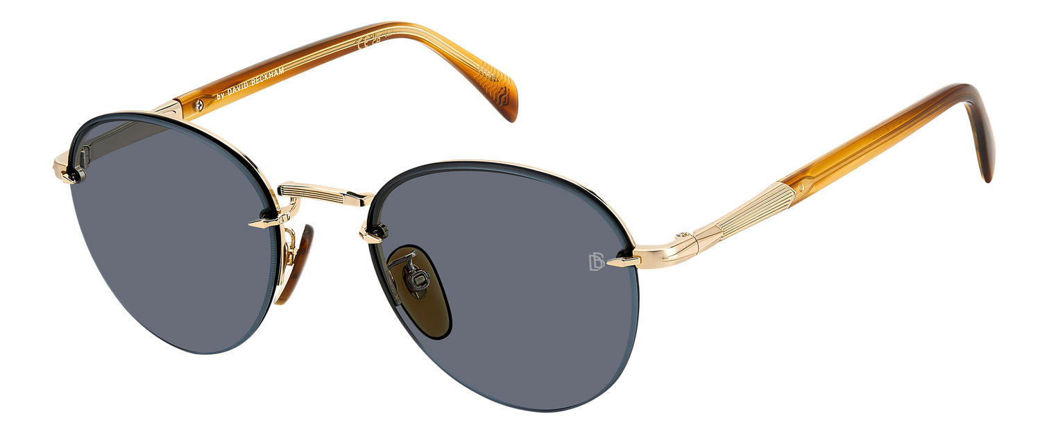 DB 1173/S - Gold Brown Horn - Azure Photocromatic