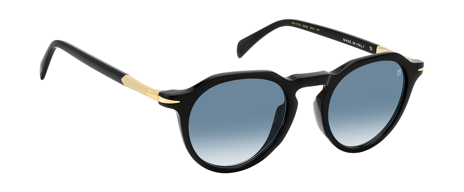 DB 1171/S - Black Gold - Dk Blue Shaded