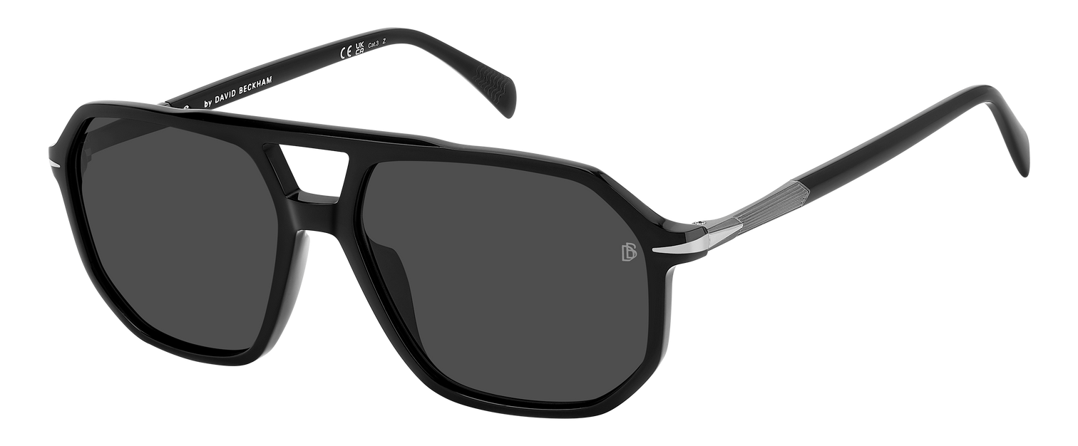 DB 1172/S - Black Dark Ruthenium - Grey Polarized
