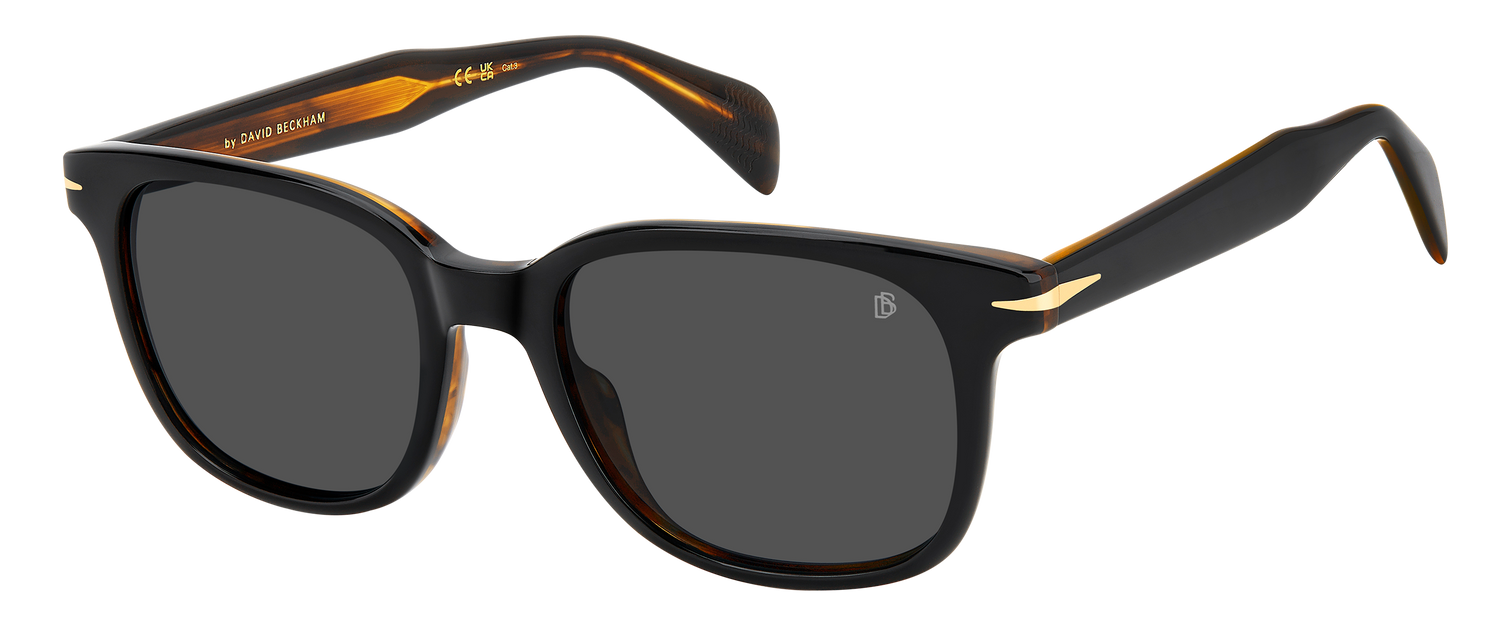 DB 1177/S - Black Striped Brown - Grey Antireflex