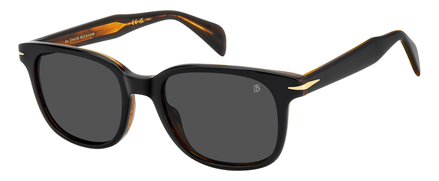 DB 1177/S - Black Striped Brown - Grey Antireflex