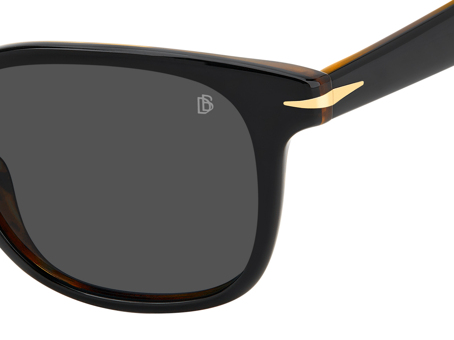 DB 1177/S - Black Striped Brown - Grey Antireflex