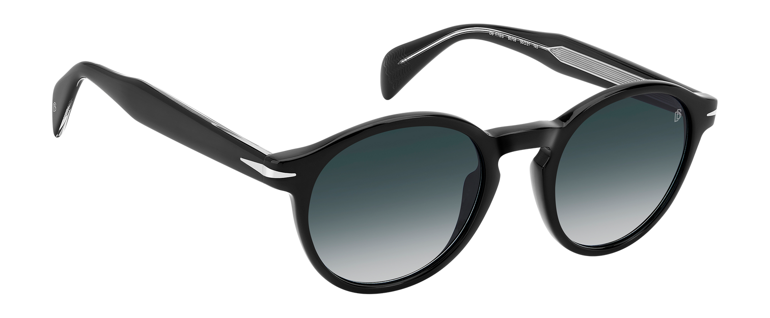 DB 1178/S - Black - Dk Blue Shaded