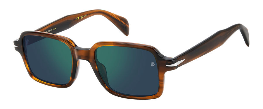 DB 1179/S - Brown Horn - Green Mirror