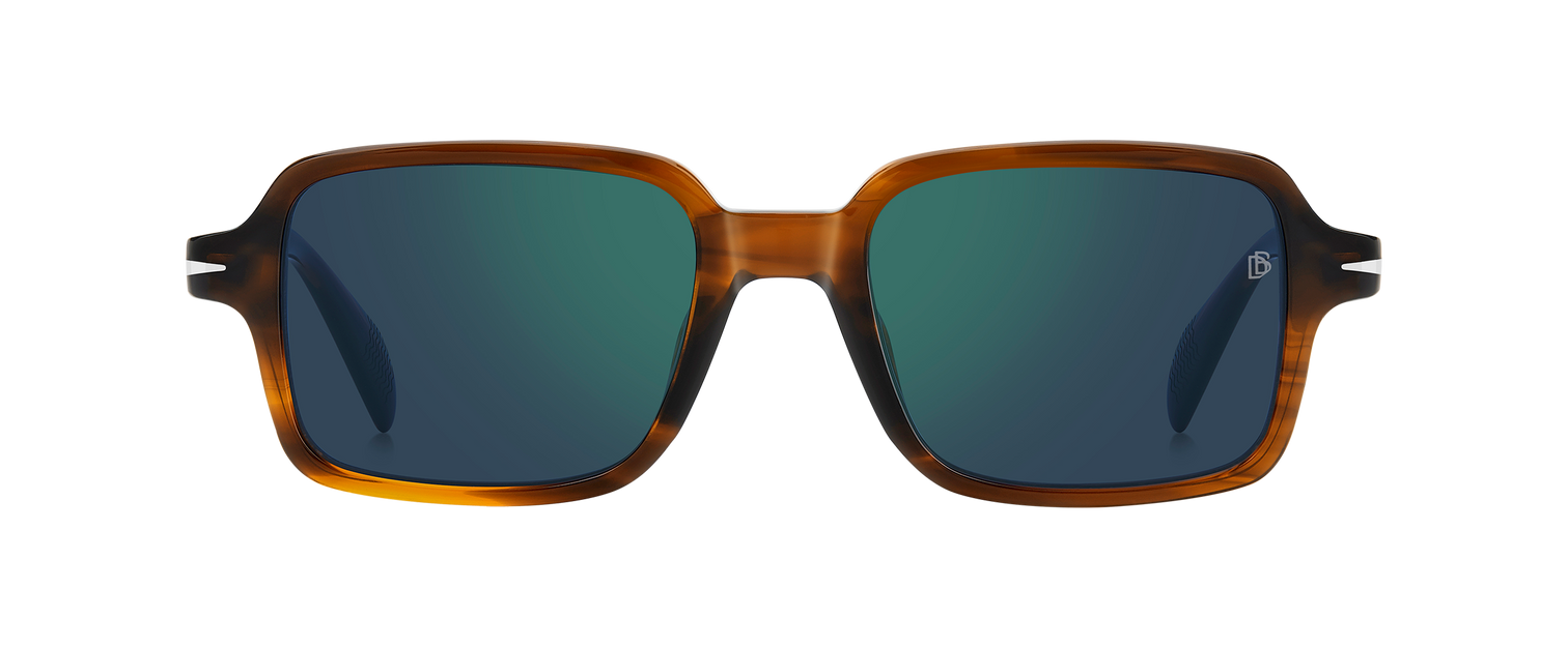 DB 1179/S - Brown Horn - Green Mirror