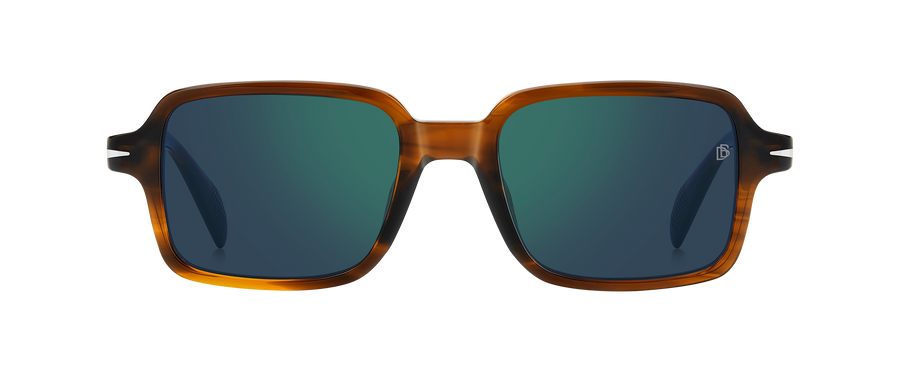 DB 1179/S - Brown Horn - Green Mirror