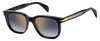 DB 7133/S - Schwarz - Blau schattierter Goldspiegel