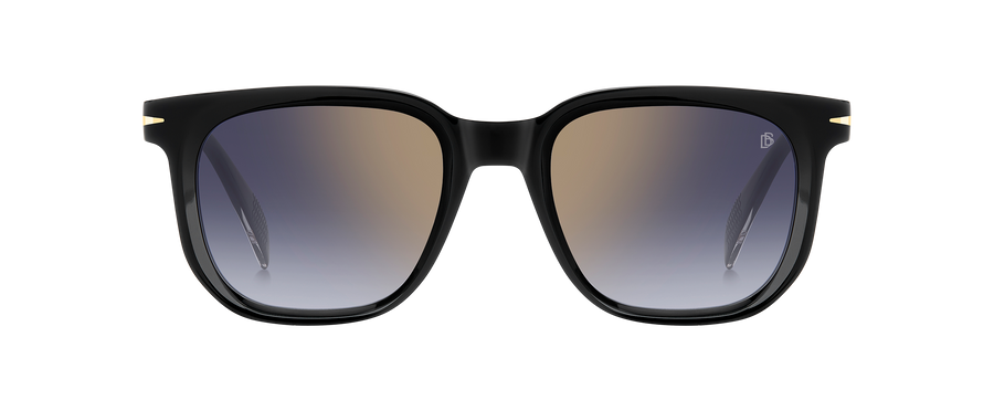 DB 7133/S - Black - Blue Shaded Gold Mirror