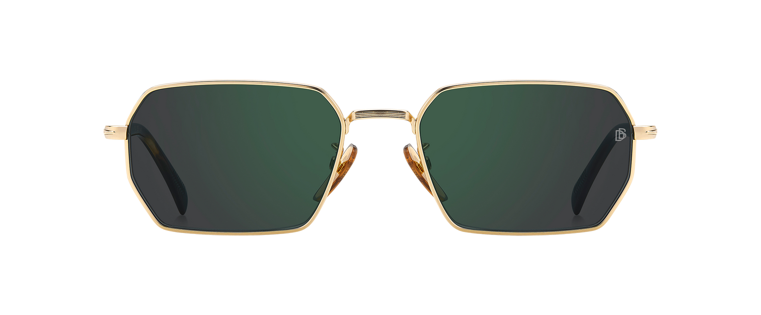DB 1174/S - Matte Gold Havana - Green Mirror