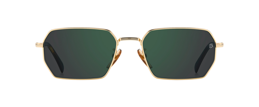 DB 1174/S - Matte Gold Havana - Green Mirror