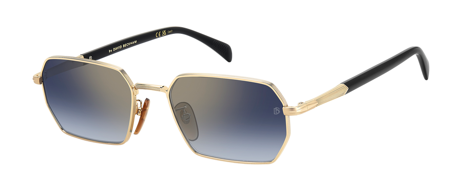 DB 1174/S - Gold Black_ - Blue Shaded Gold Mirror