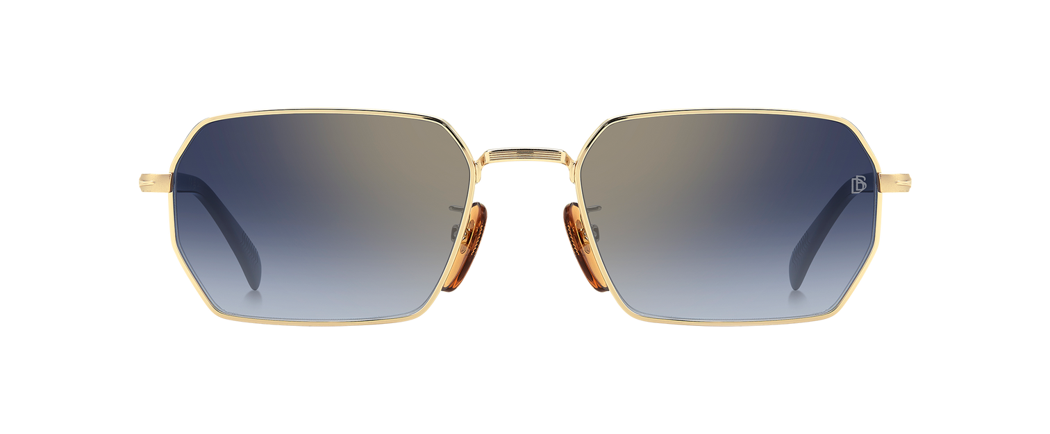 DB 1174/S - Gold Black_ - Blue Shaded Gold Mirror