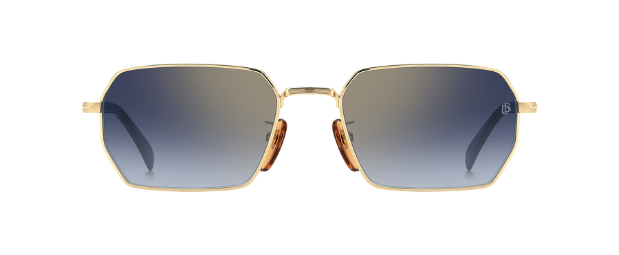 DB 1174/S - Gold Black_ - Blue Shaded Gold Mirror