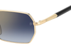 DB 1174/S - Gold Black 2 - Blue Shaded Gold Mirror