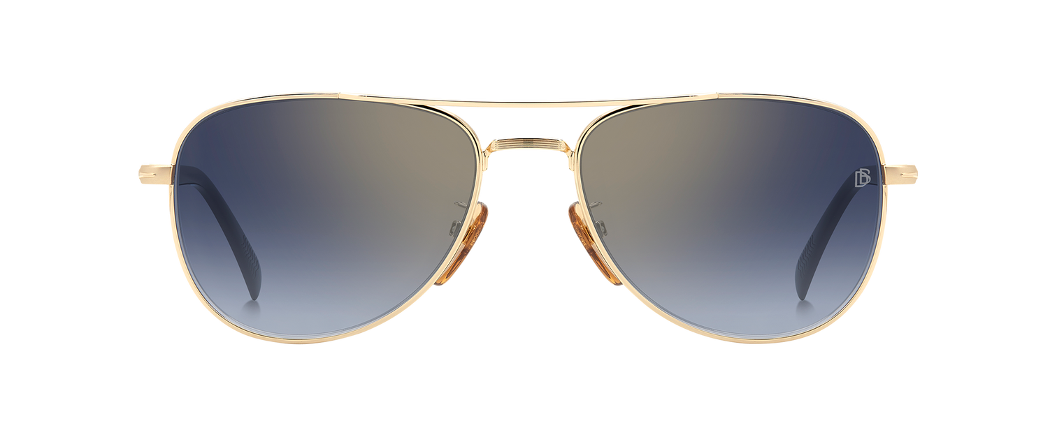 DB 1175/S - Gold Black_ - Blue Shaded Gold Mirror