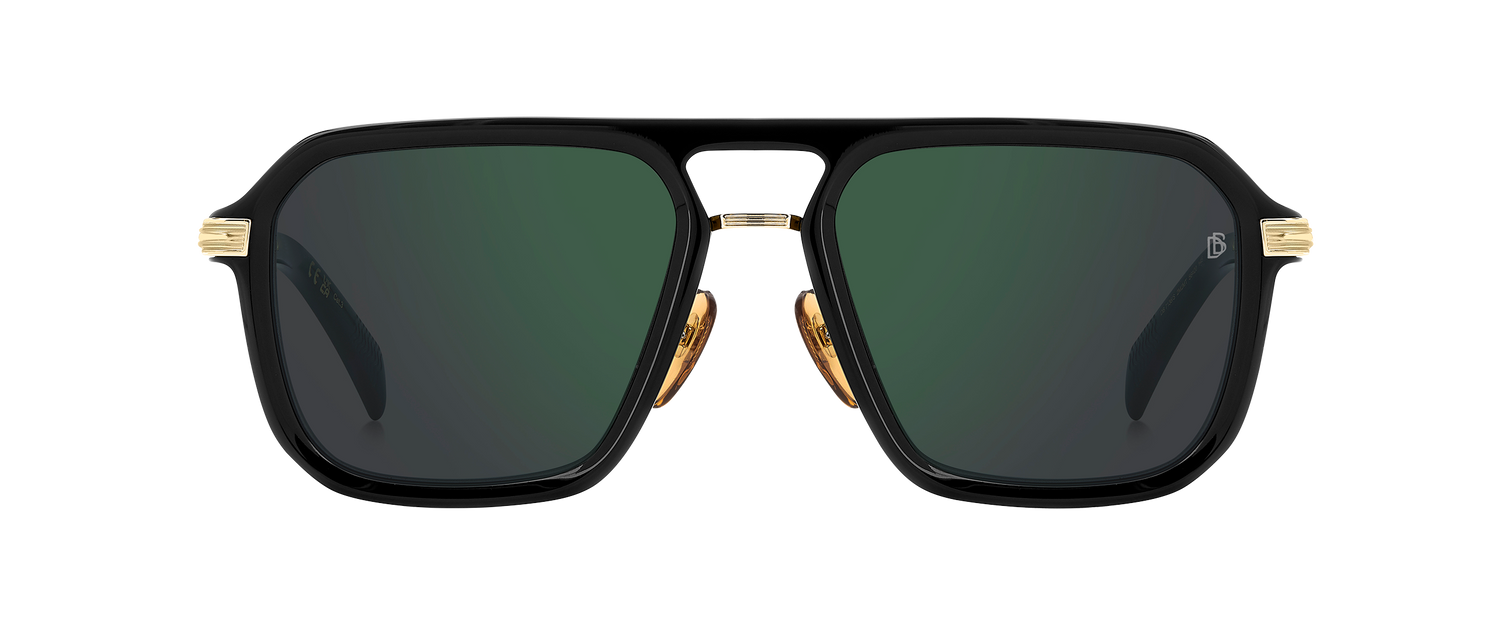 DB 7136/S - Black Gold - Green Mirror