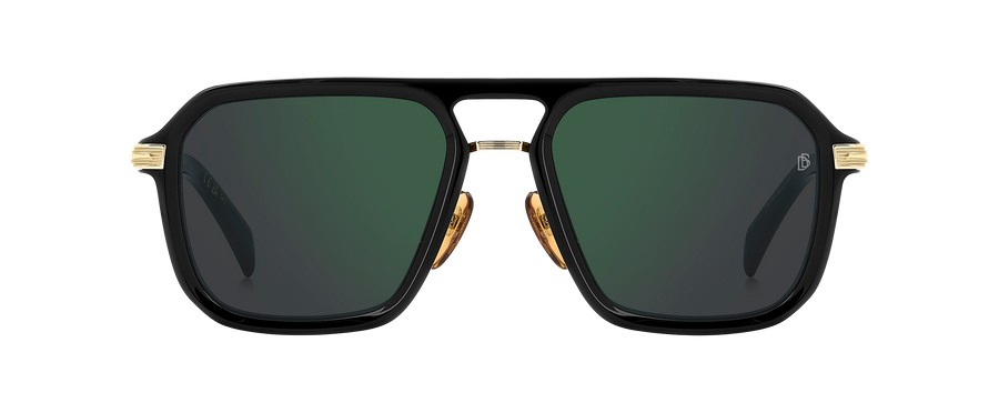 DB 7136/S - Black Gold - Green Mirror