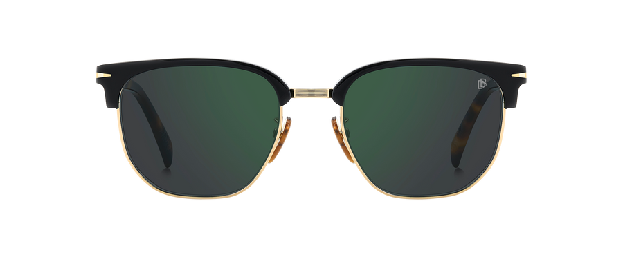 DB 1176/G/S - Black Havana Gold - Green Mirror