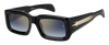 DB 7131/S - Black - Blue Shaded Gold Mirror