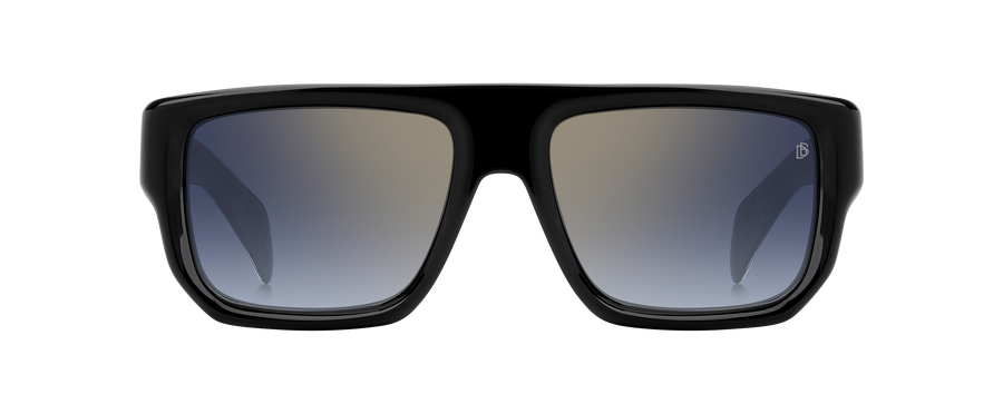 DB 7132/S - Black - Blue Shaded Gold Mirror