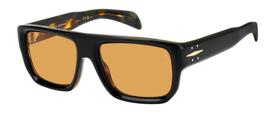 DB 7132/S - Black Havana - Orange Hight Contrast