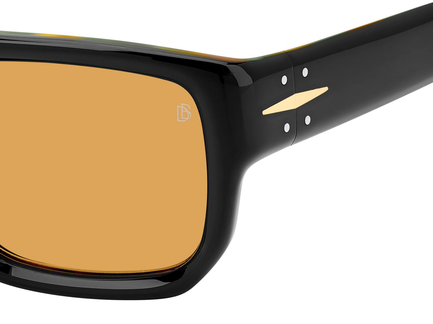 DB 7132/S - Black Havana - Orange Hight Contrast