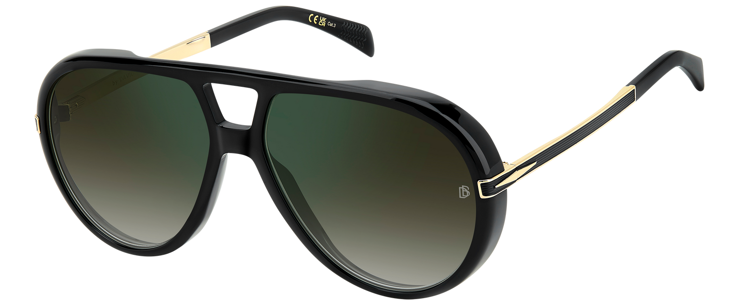 DB 99/VOYAGER - Black Gold - Green Shaded Green Mirror