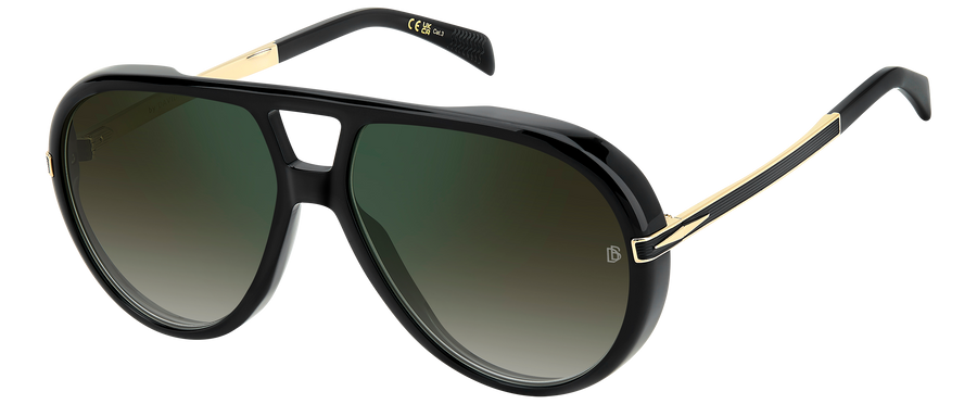 DB 99/VOYAGER - Black Gold - Green Shaded Green Mirror