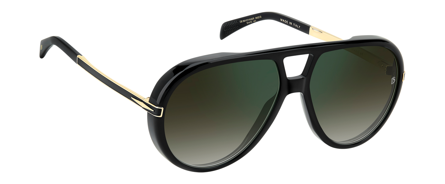 DB 99/VOYAGER - Black Gold - Green Shaded Green Mirror