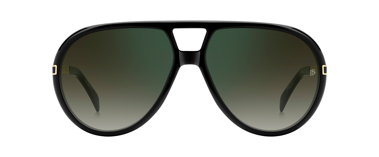 DB 99/VOYAGER - Black Gold - Green Shaded Green Mirror