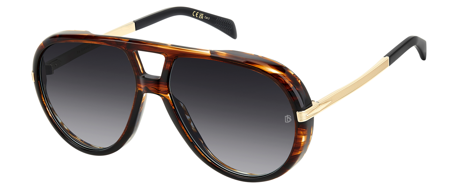 DB 99/VOYAGER - Brown Horn Gold - Dark Grey Shaded