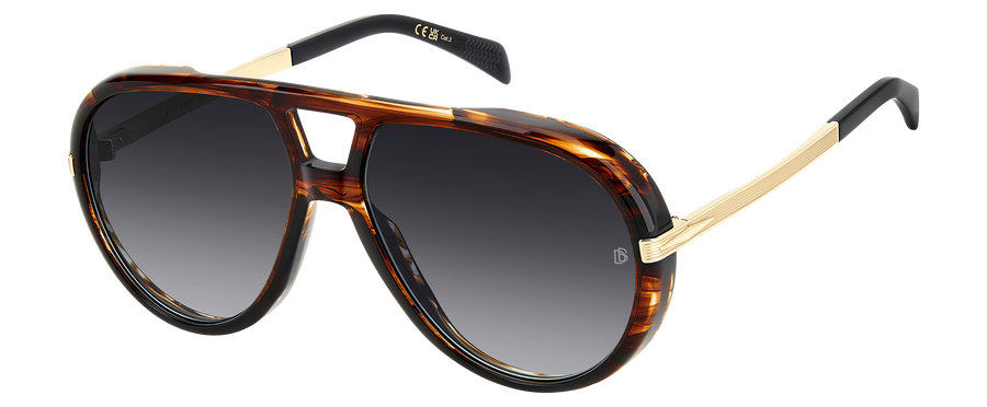 DB 99/VOYAGER - Brown Horn Gold - Dark Grey Shaded