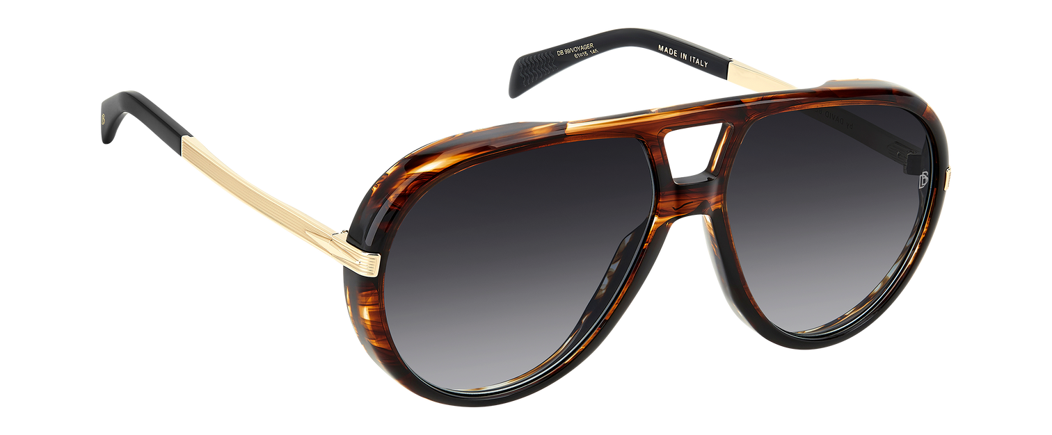 DB 99/VOYAGER - Brown Horn Gold - Dark Grey Shaded