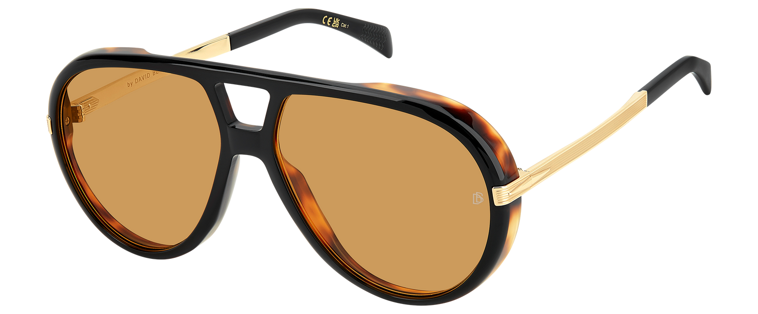 DB 99/VOYAGER - Black Havana Gold - Orange Hight Contrast