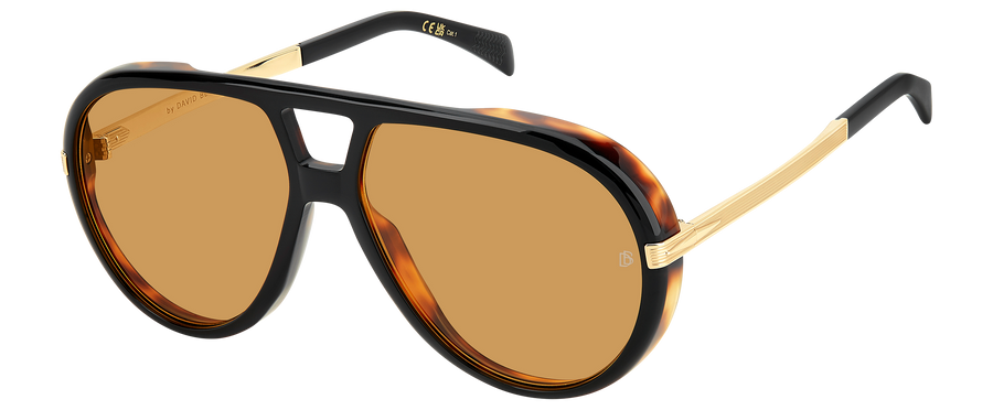DB 99/VOYAGER - Black Havana Gold - Orange Hight Contrast