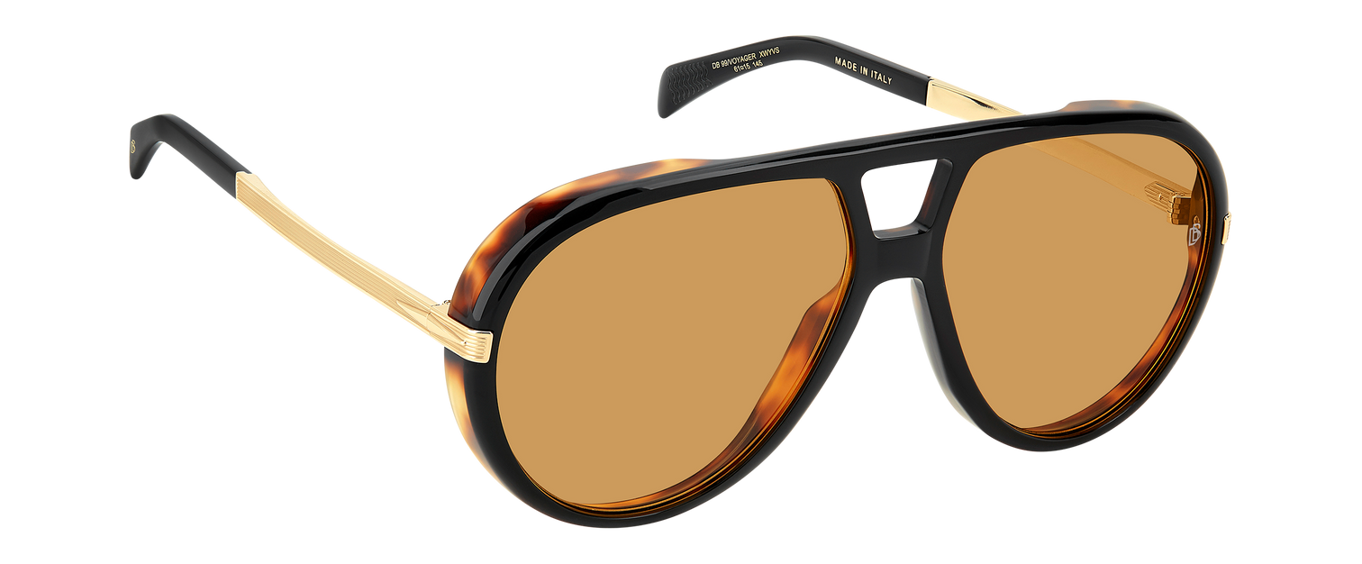 DB 99/VOYAGER - Black Havana Gold - Orange Hight Contrast
